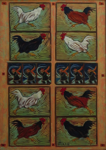 Chicken Run 30 x 42
Mixed media on canvas $2900 Chicken Run 30 x 42
Mixed media on canvas $2900